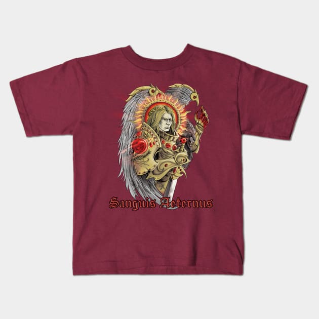 Sanguis Aeternus Kids T-Shirt by shadowmer